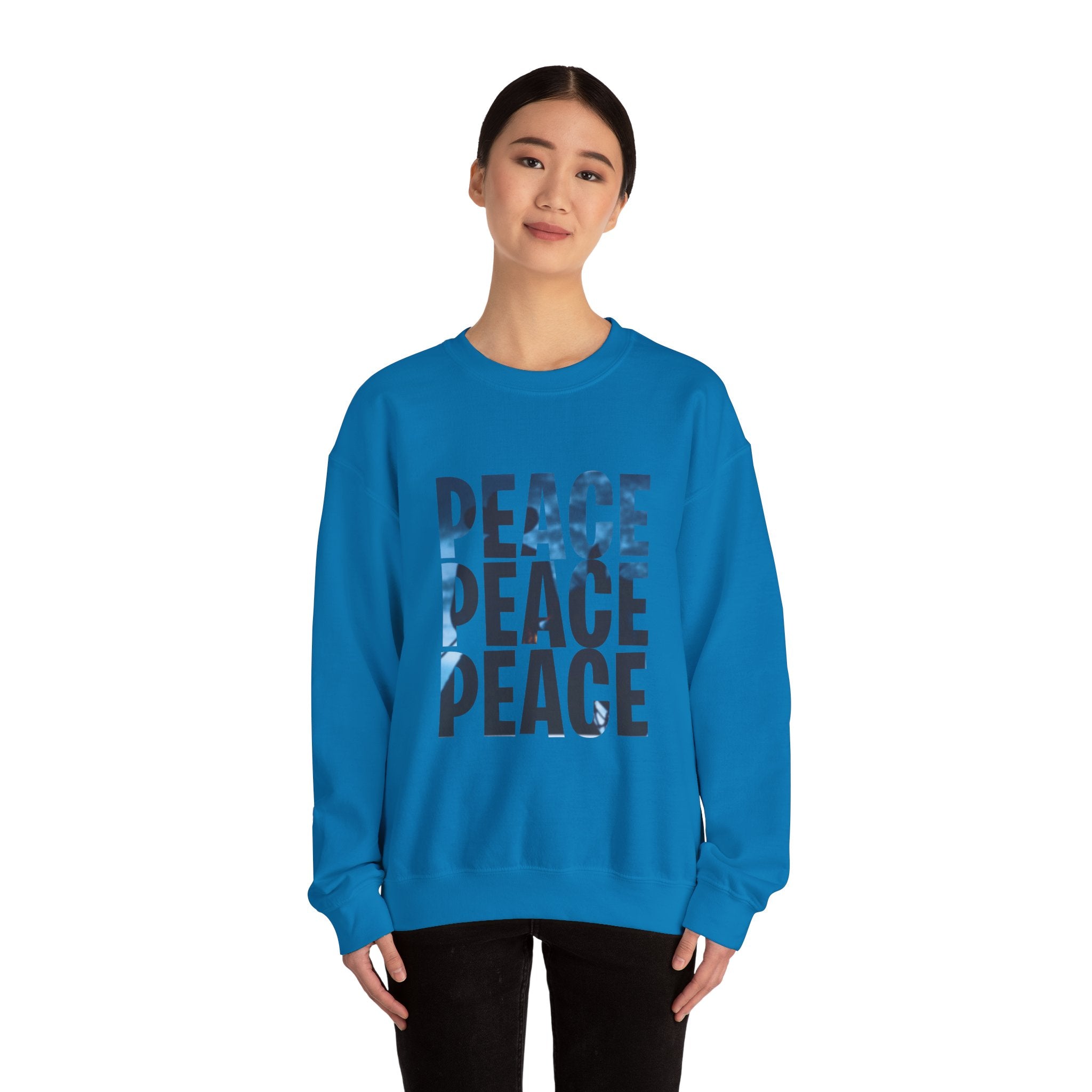 Peaceful Vibes Unisex Crewneck Sweatshirt