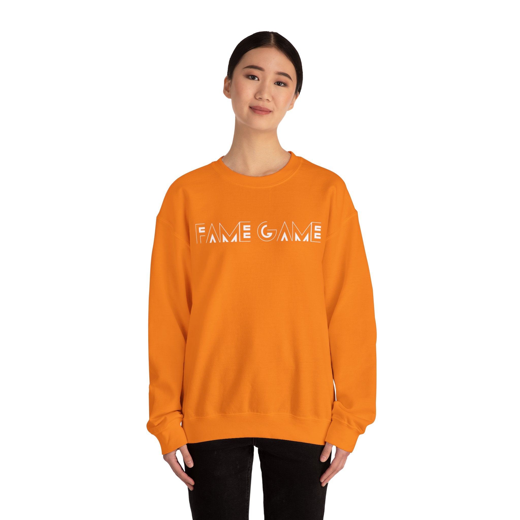 FAME GAME Unisex Heavy Blend™ Crewneck Sweatshirt - Stylish & Cozy Sweatshirt for All Seasons