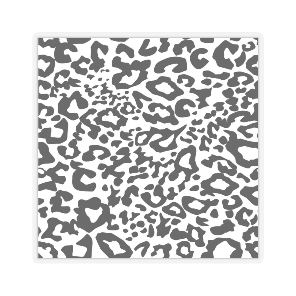 Stylish Leopard Print Kiss-Cut Stickers for Creative Personalization