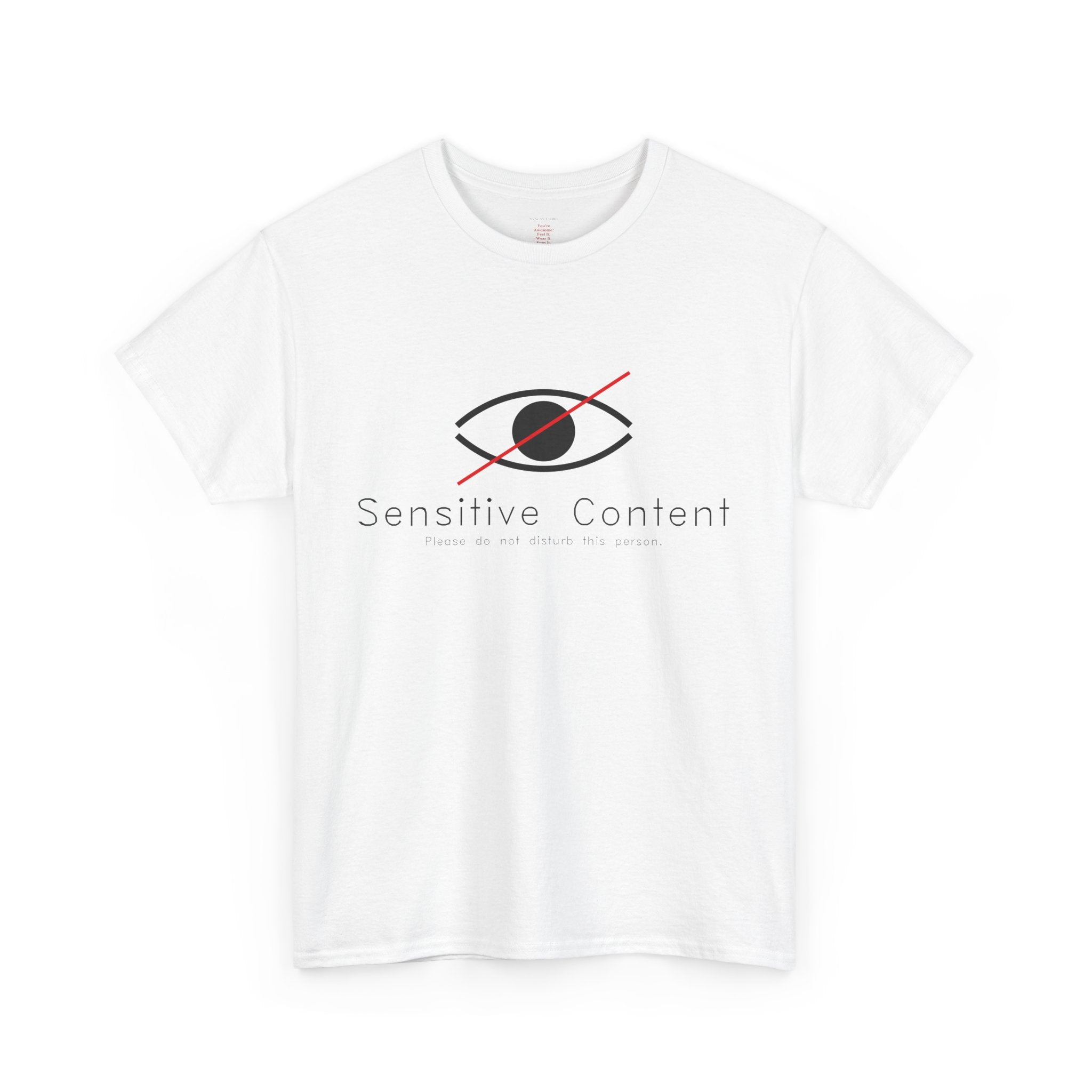 Sensitive Content T-Shirt - White