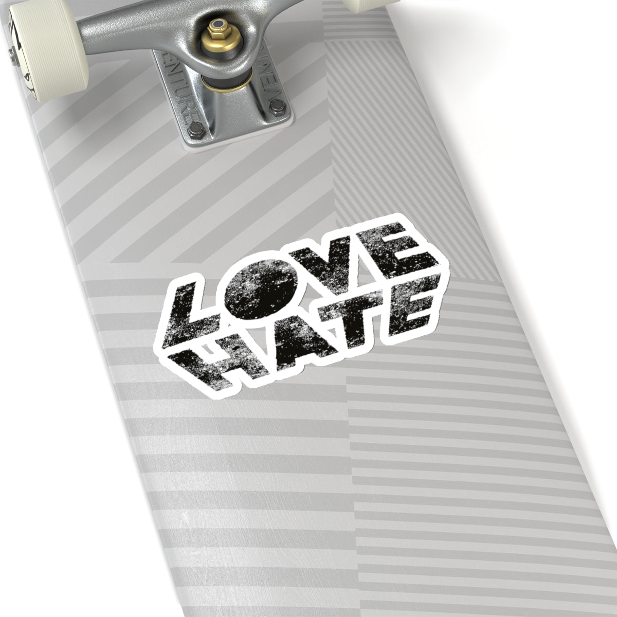 Love Hate Kiss-Cut Stickers for Personalization and Gifts