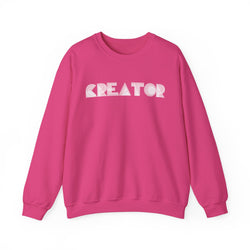 CREATOR Unisex Heavy Blend™ Crewneck Sweatshirt in Soft Pink - Cozy Fashion for Creatives