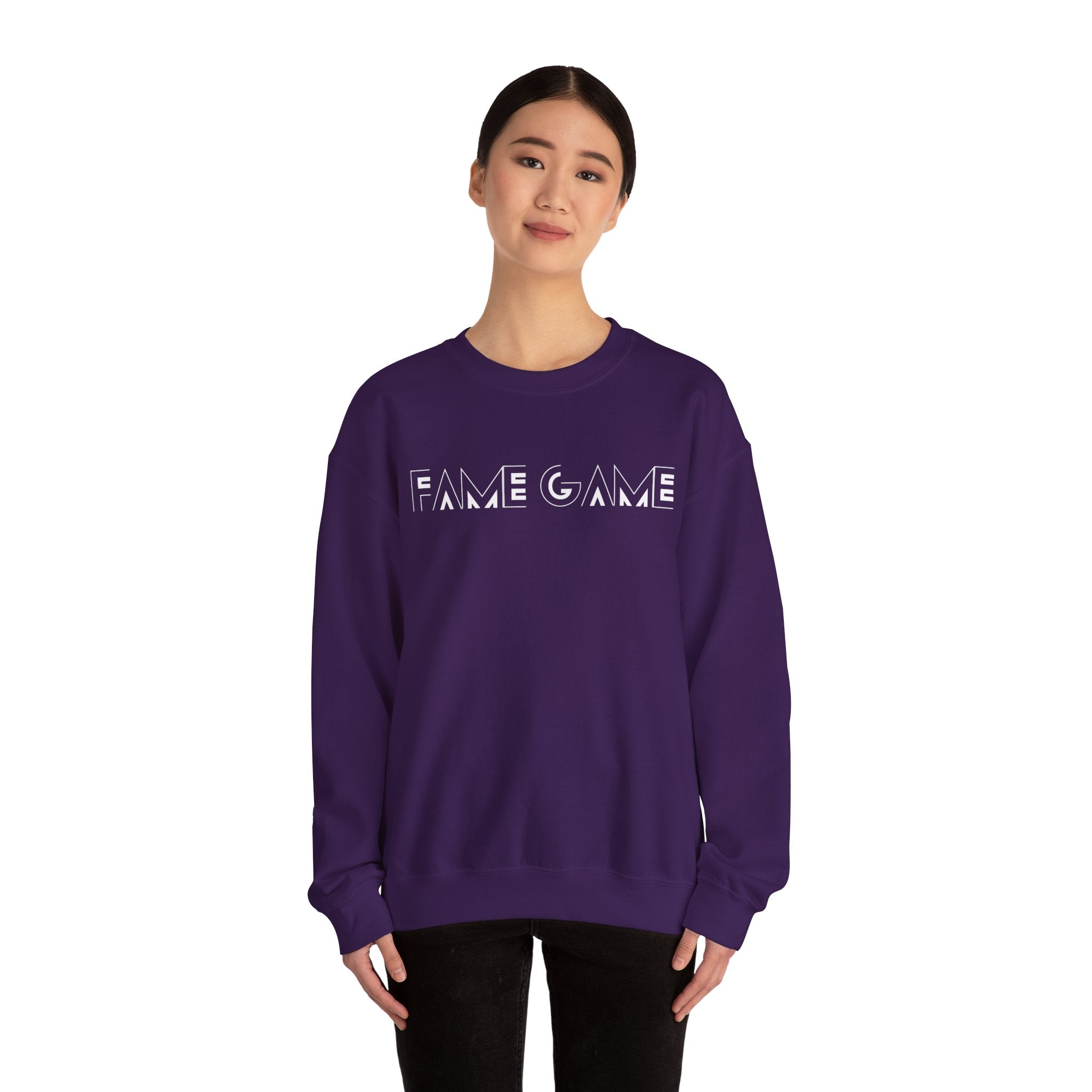 FAME GAME Unisex Heavy Blend™ Crewneck Sweatshirt - Stylish & Cozy Sweatshirt for All Seasons