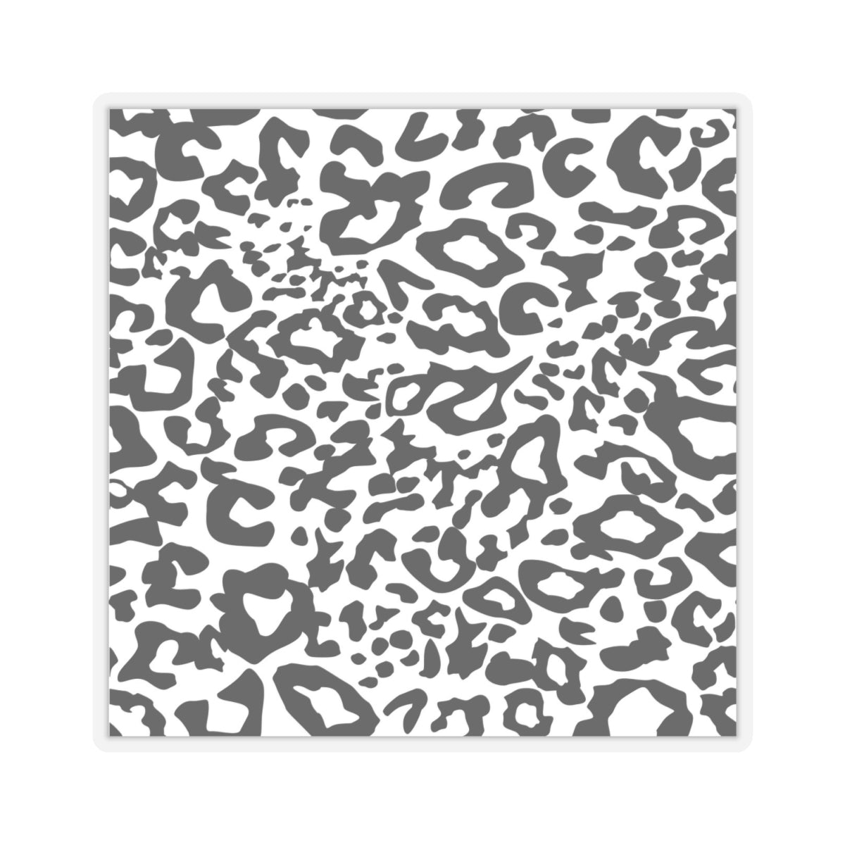 Stylish Leopard Print Kiss-Cut Stickers for Creative Personalization