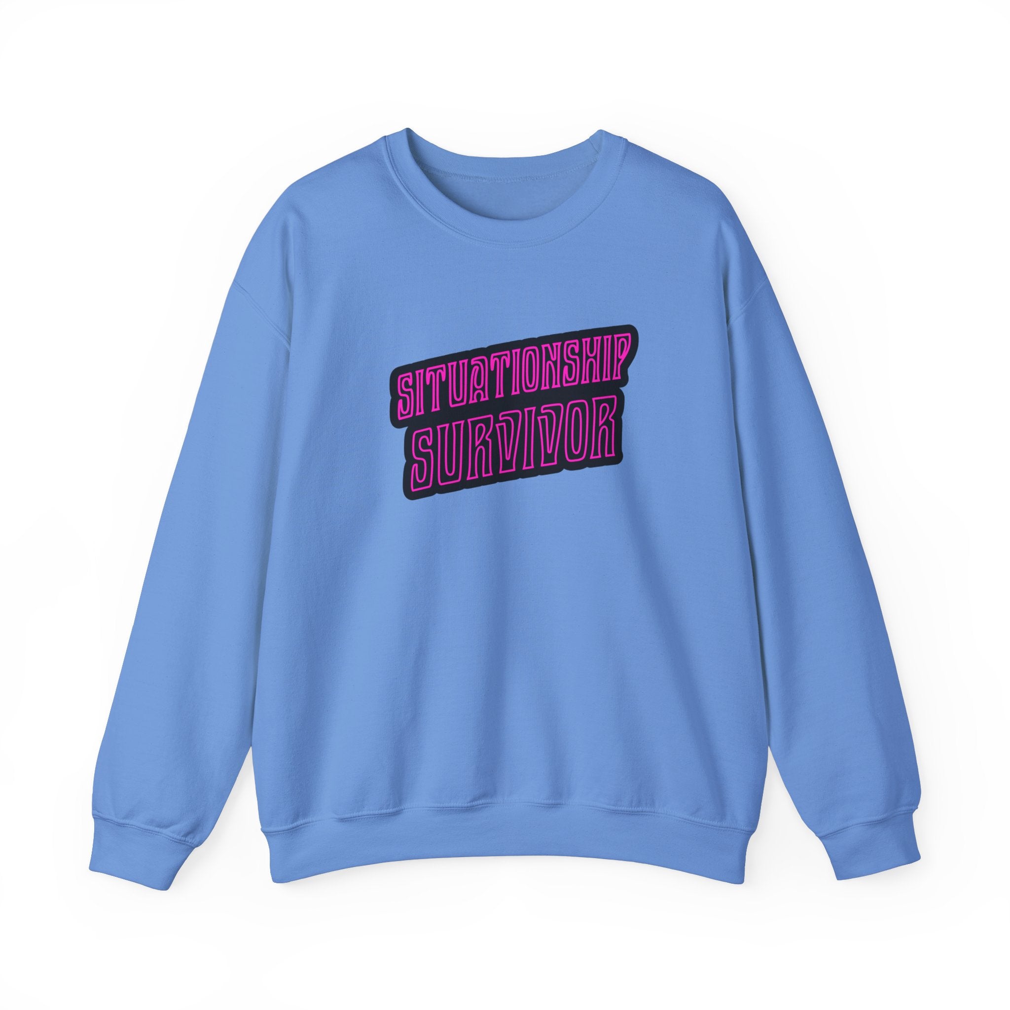 Situationship Survivor Sweatshirt, Cozy Unisex Crewneck, Funny Gift for Friends, Perfect for Casual Wear, Great for Celebrations