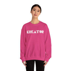 CREATOR Unisex Heavy Blend™ Crewneck Sweatshirt in Soft Pink - Cozy Fashion for Creatives