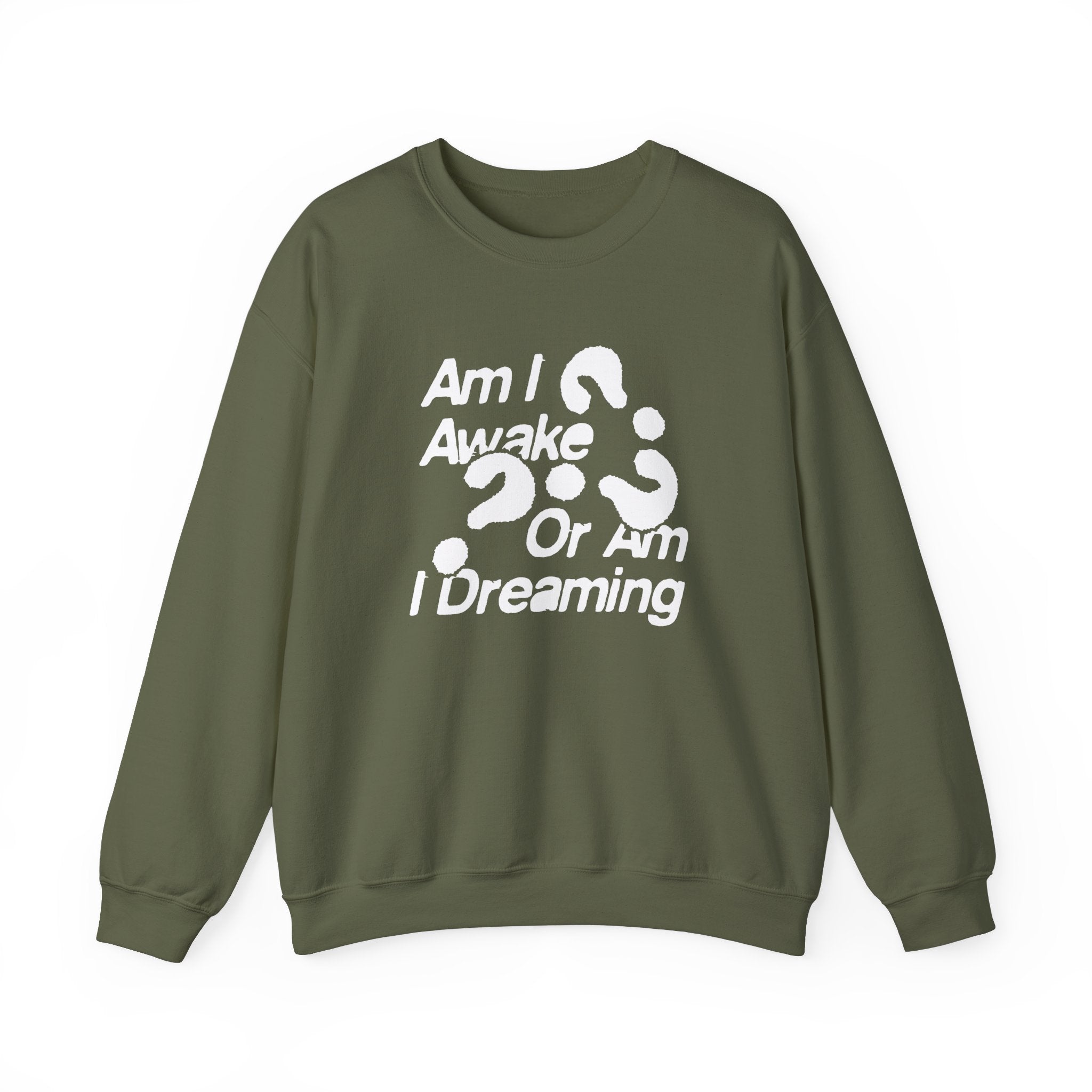 Am I Awake or Am I Dreaming? Unisex Heavy Blend Crewneck Sweatshirt