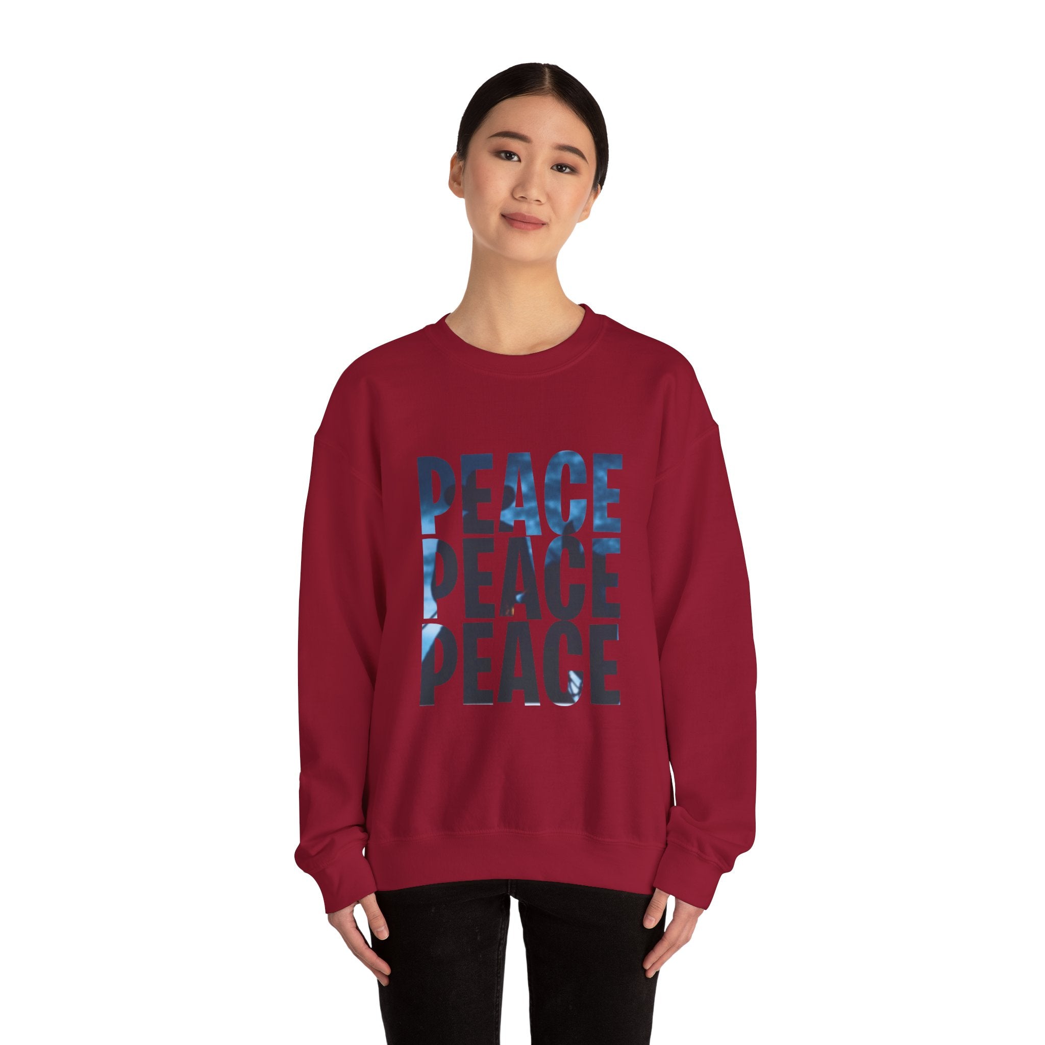 Peaceful Vibes Unisex Crewneck Sweatshirt