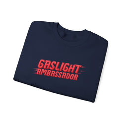 Gaslight Ambassador Crewneck Sweatshirt for Fun Conversations