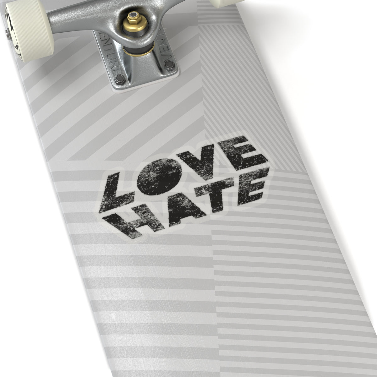 Love Hate Kiss-Cut Stickers for Personalization and Gifts