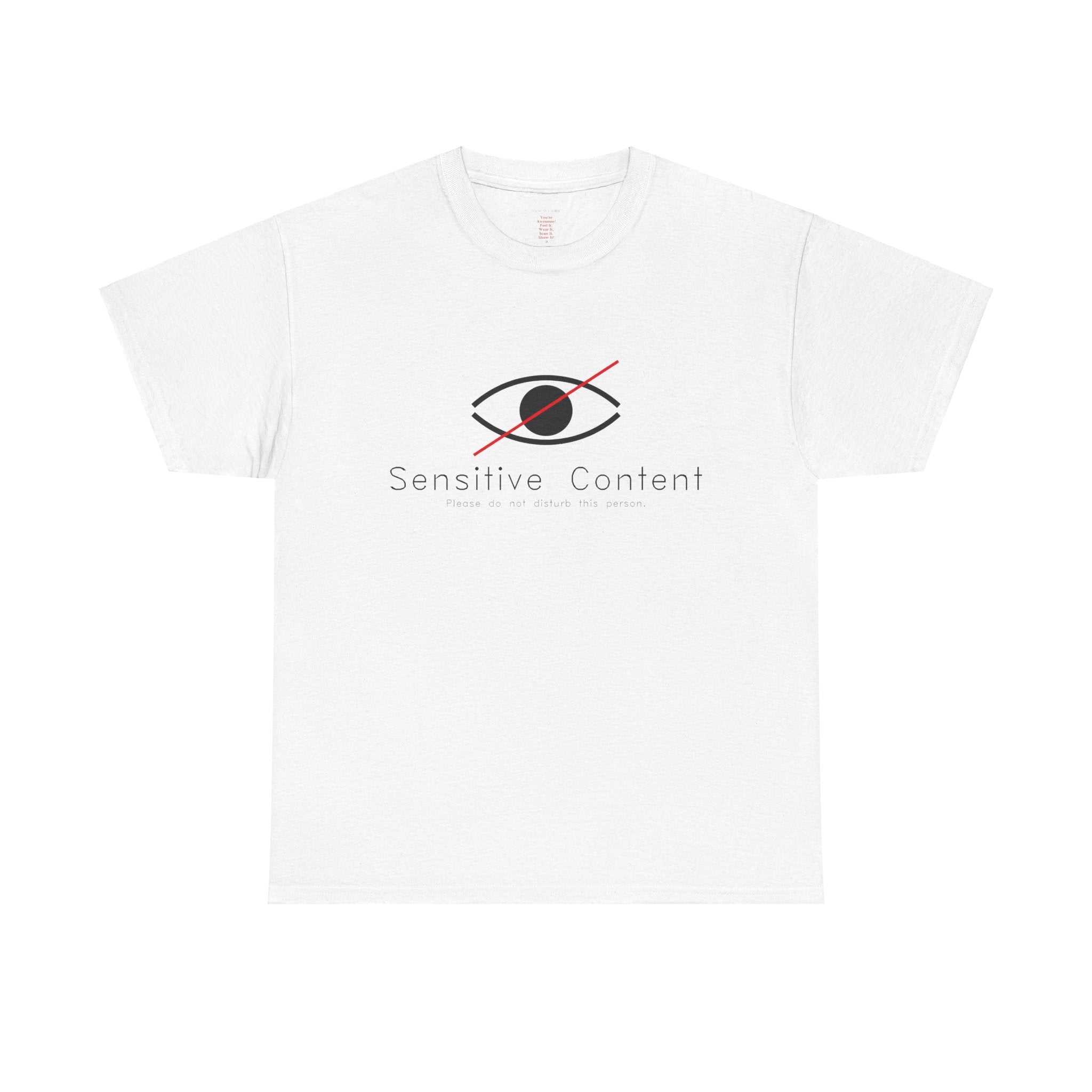 Sensitive Content T-Shirt - White