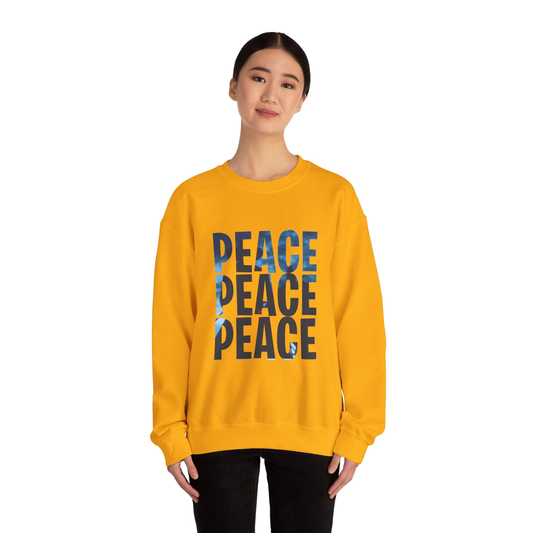 Peaceful Vibes Unisex Crewneck Sweatshirt