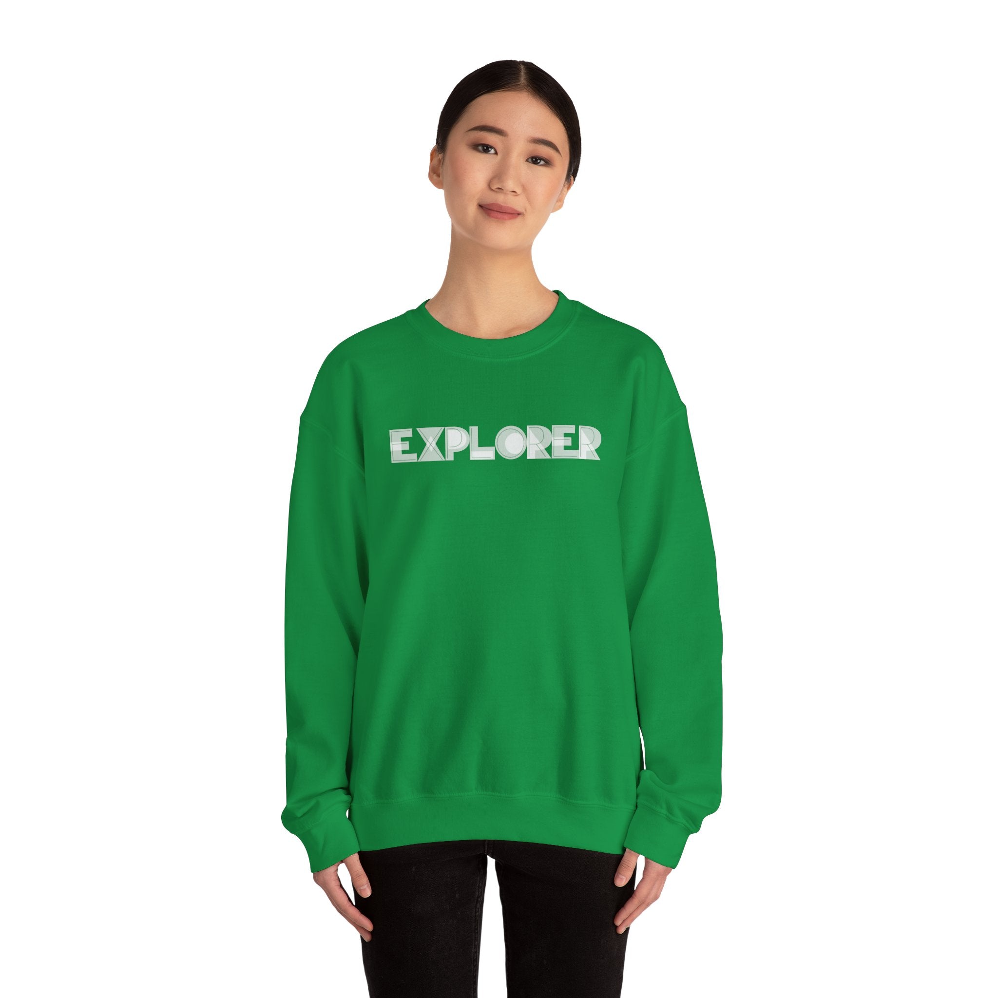 Unisex Explorer Crewneck Sweatshirt - Adventure Awaits