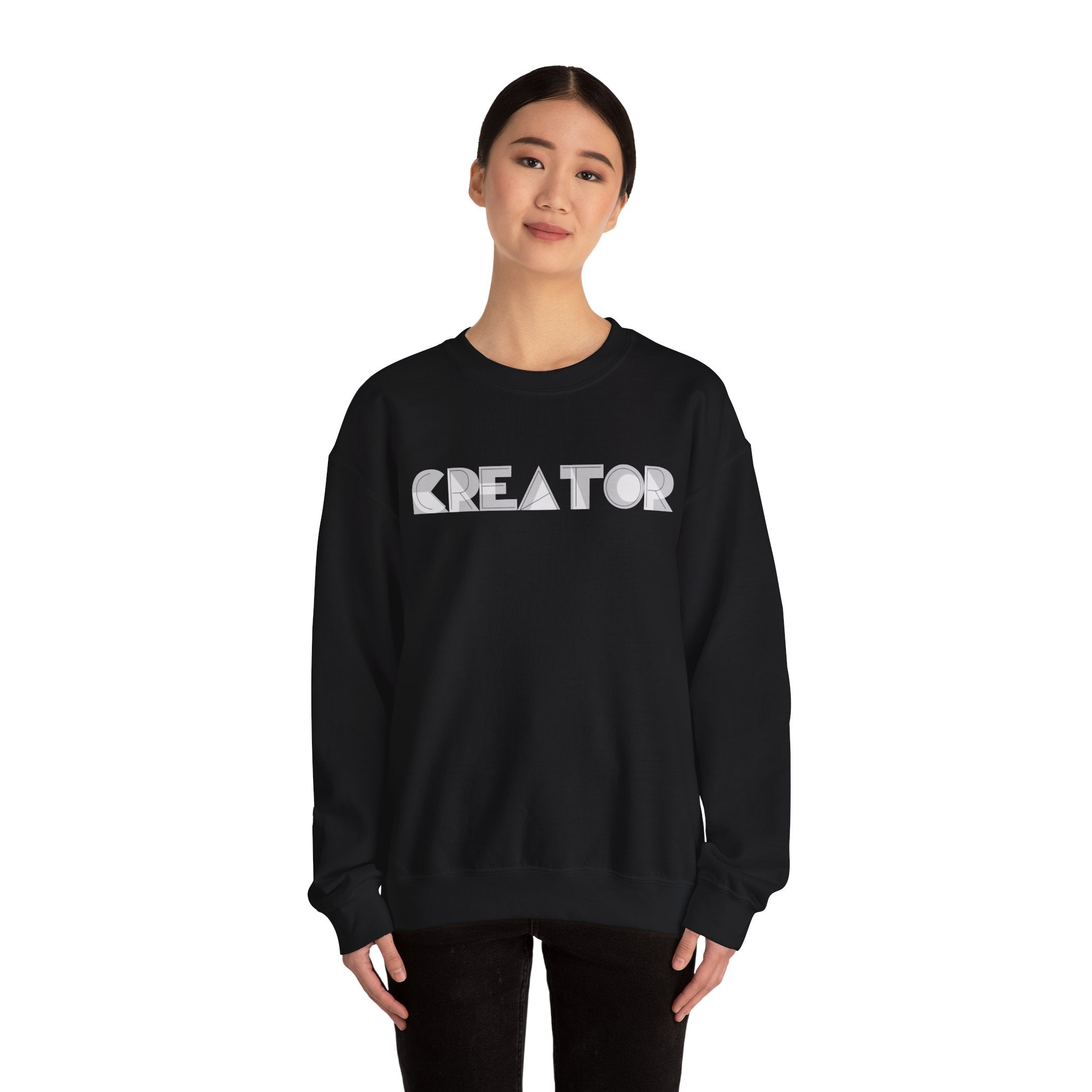 CREATOR Unisex Heavy Blend™ Crewneck Sweatshirt in Soft Pink - Cozy Fashion for Creatives