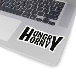 Hungry Horny Kiss-Cut Stickers for Fun More Laughs