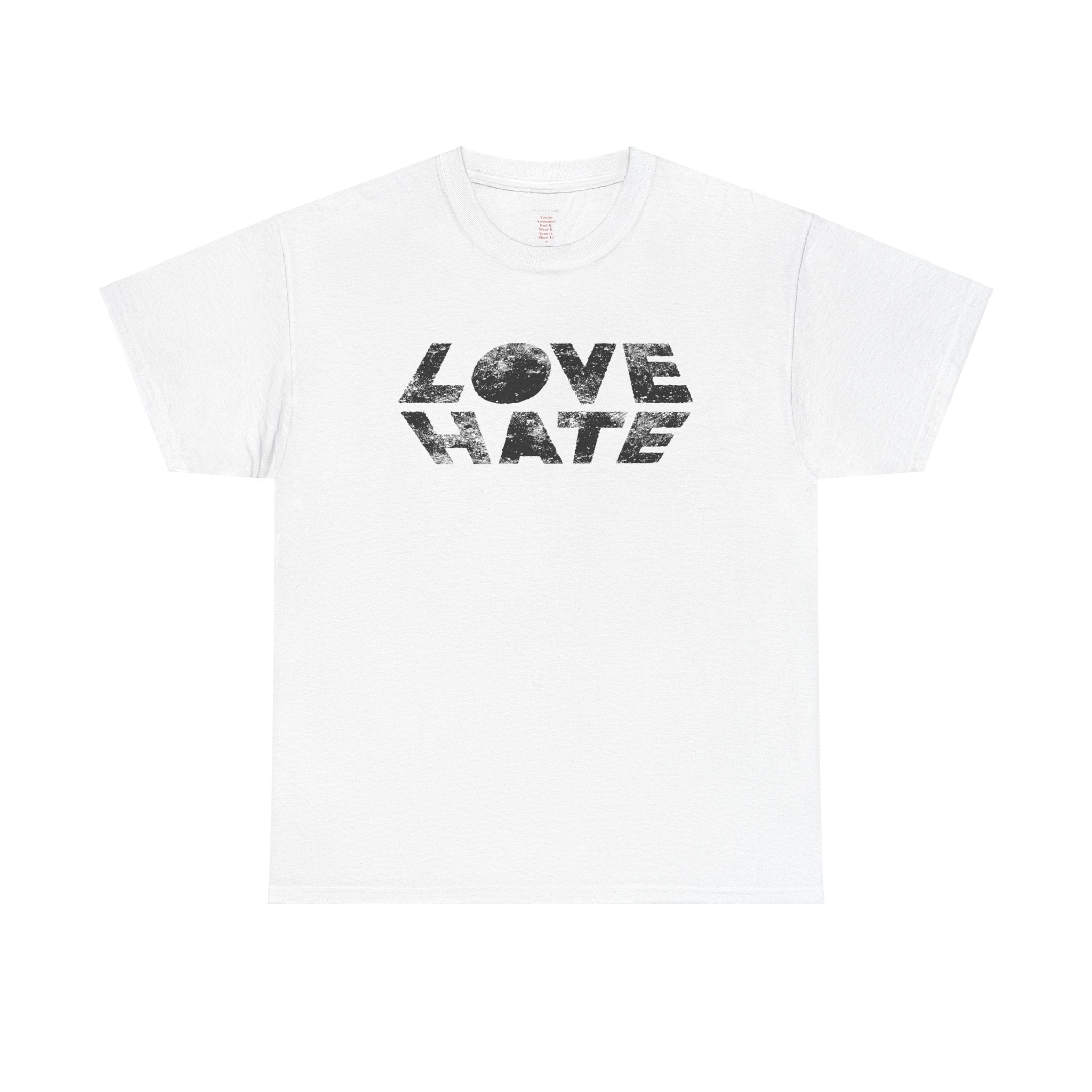 LOVE HATE T-Shirt - White