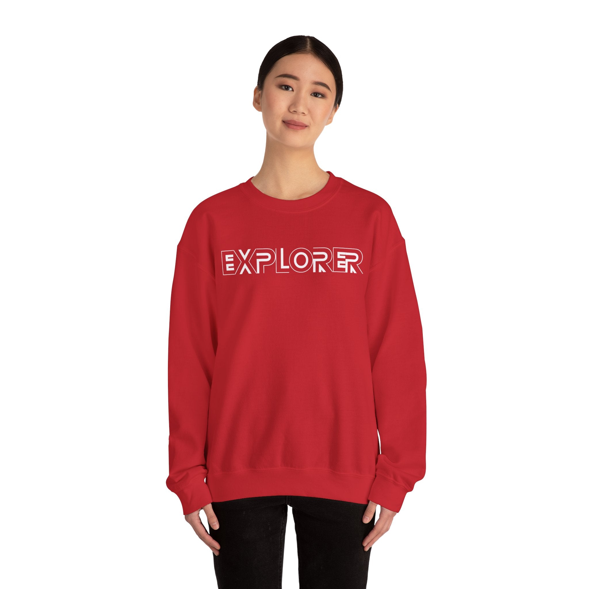 Adventure Awaits Crewneck Sweatshirt - Unisex Explorer Design