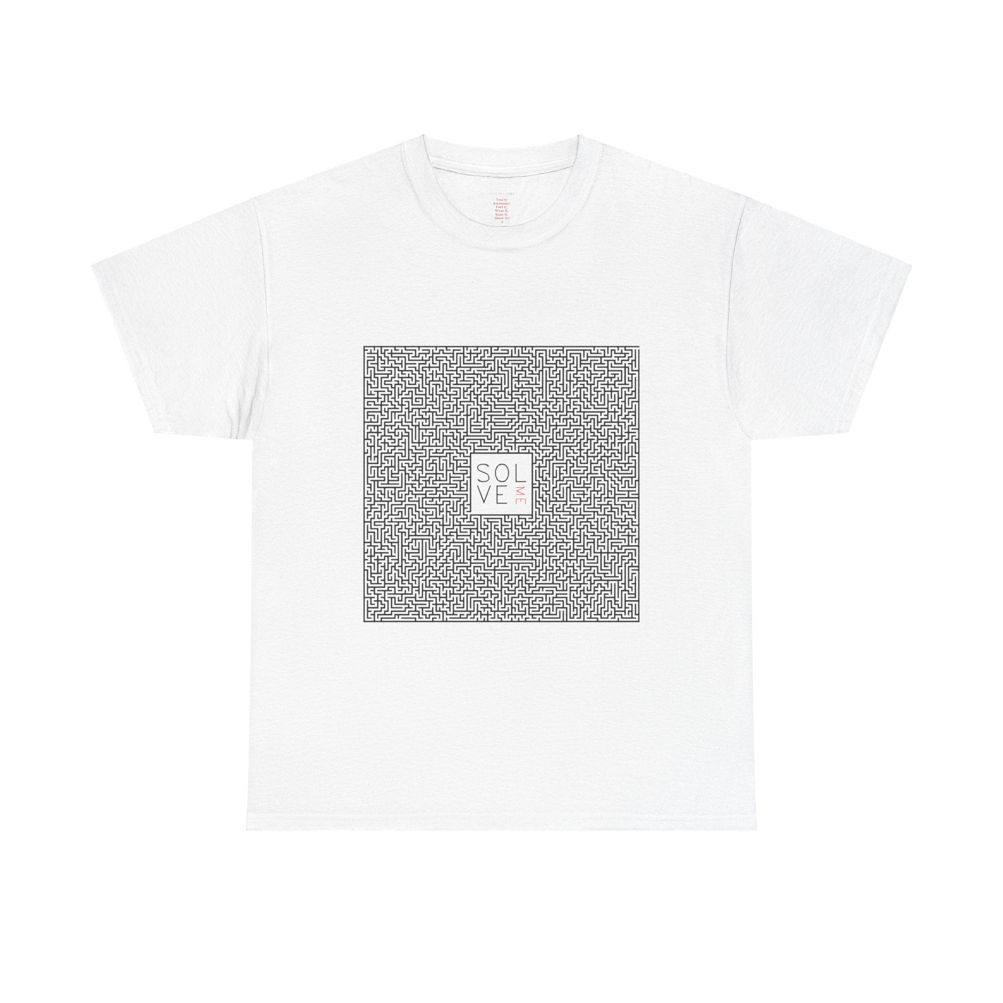 Solve Me' Maze T-Shirt - White