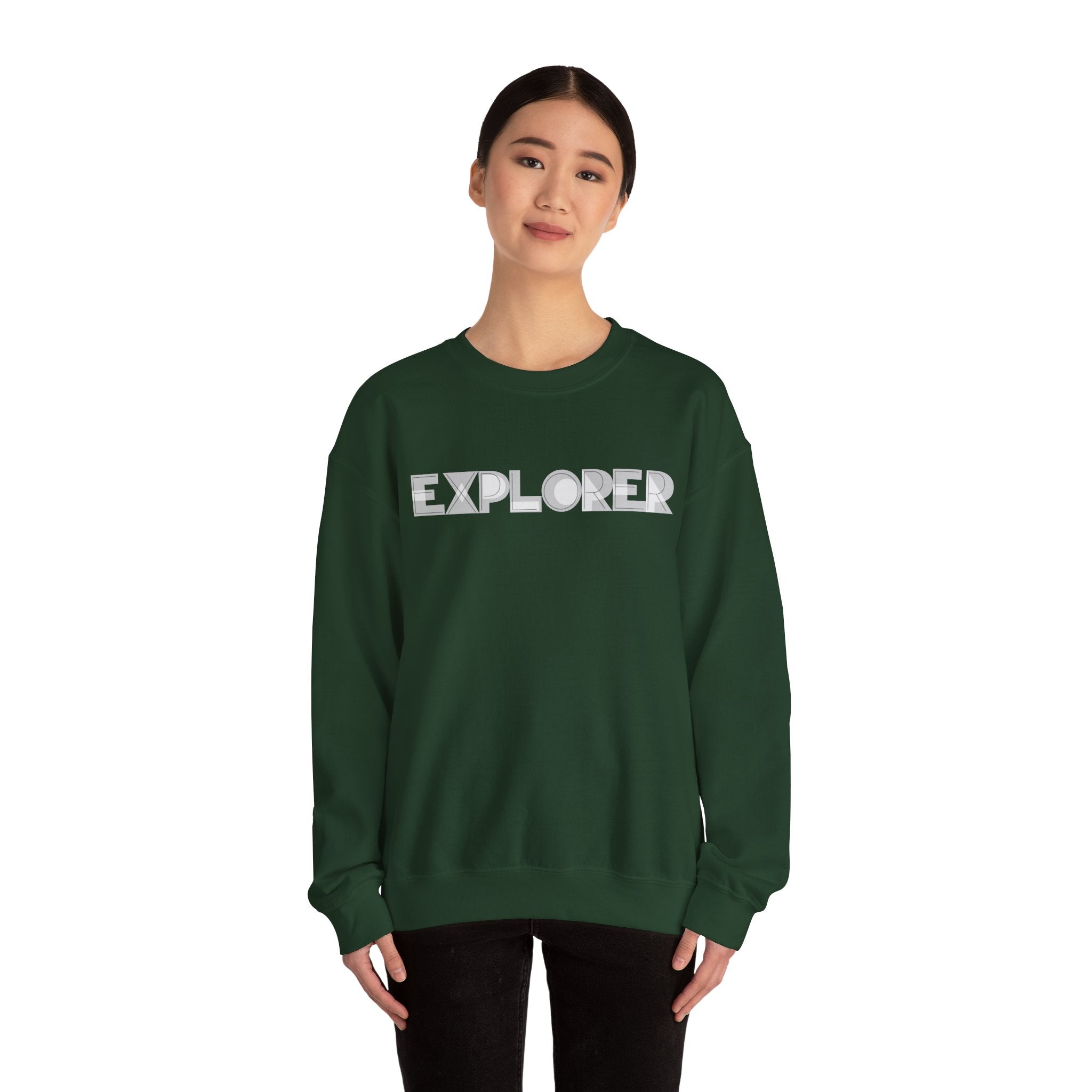 Unisex Explorer Crewneck Sweatshirt - Adventure Awaits