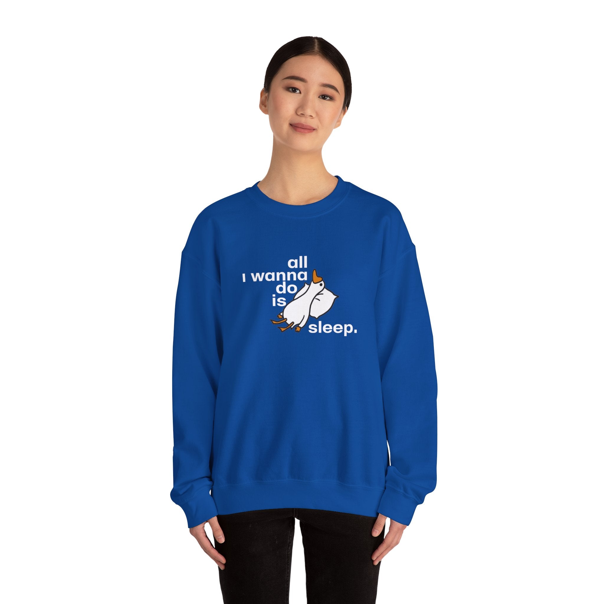 All I Wanna Do Is Sleep Unisex Heavy Blend Crewneck Sweatshirt