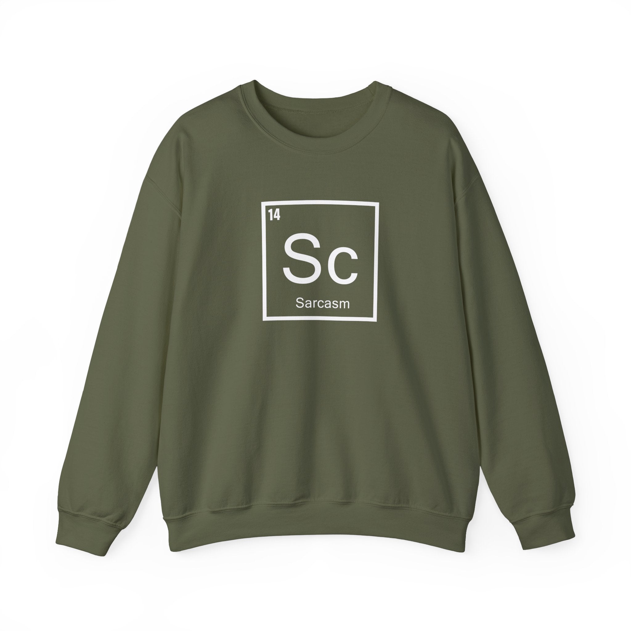 Unisex Heavy Blend Crewneck Sweatshirt - Sarcasm Element Humor