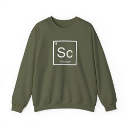 Unisex Heavy Blend Crewneck Sweatshirt - Sarcasm Element Humor