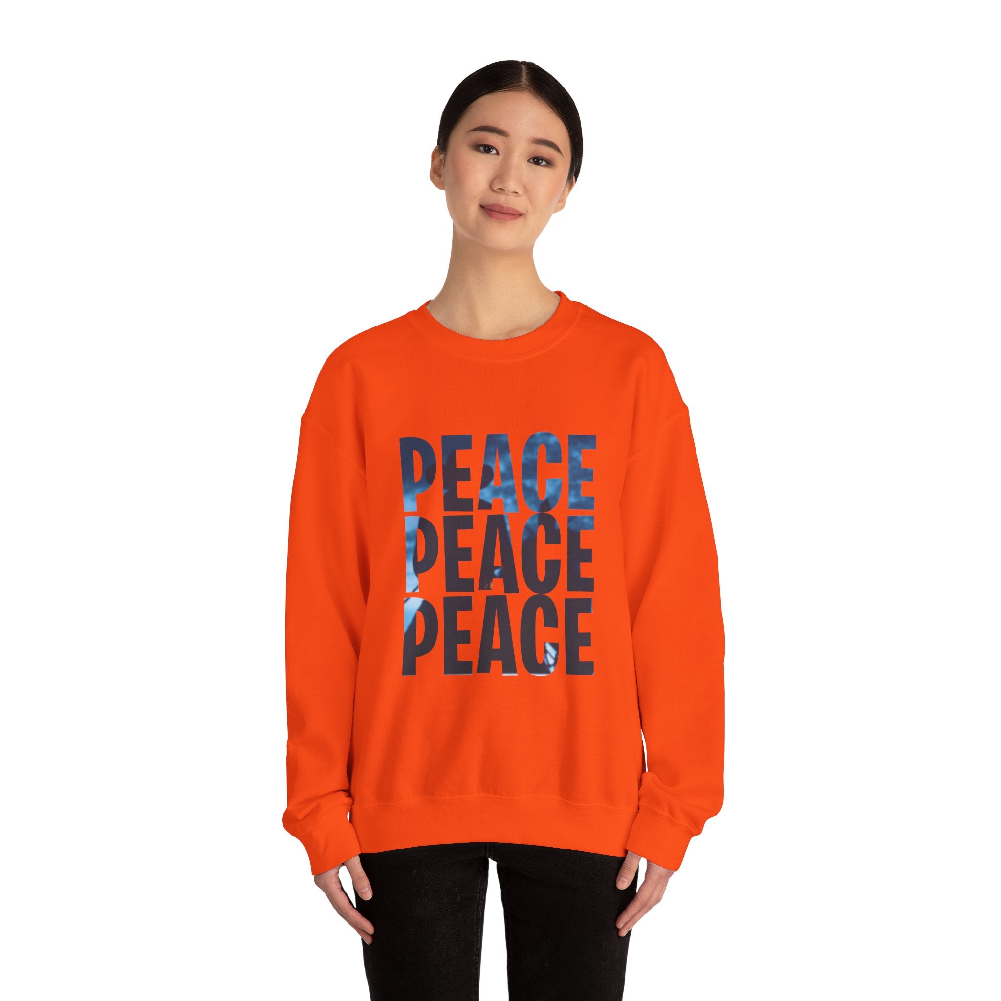 Peaceful Vibes Unisex Crewneck Sweatshirt