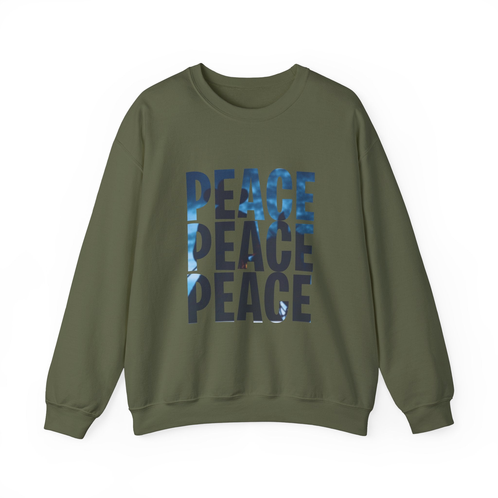 Peaceful Vibes Unisex Crewneck Sweatshirt