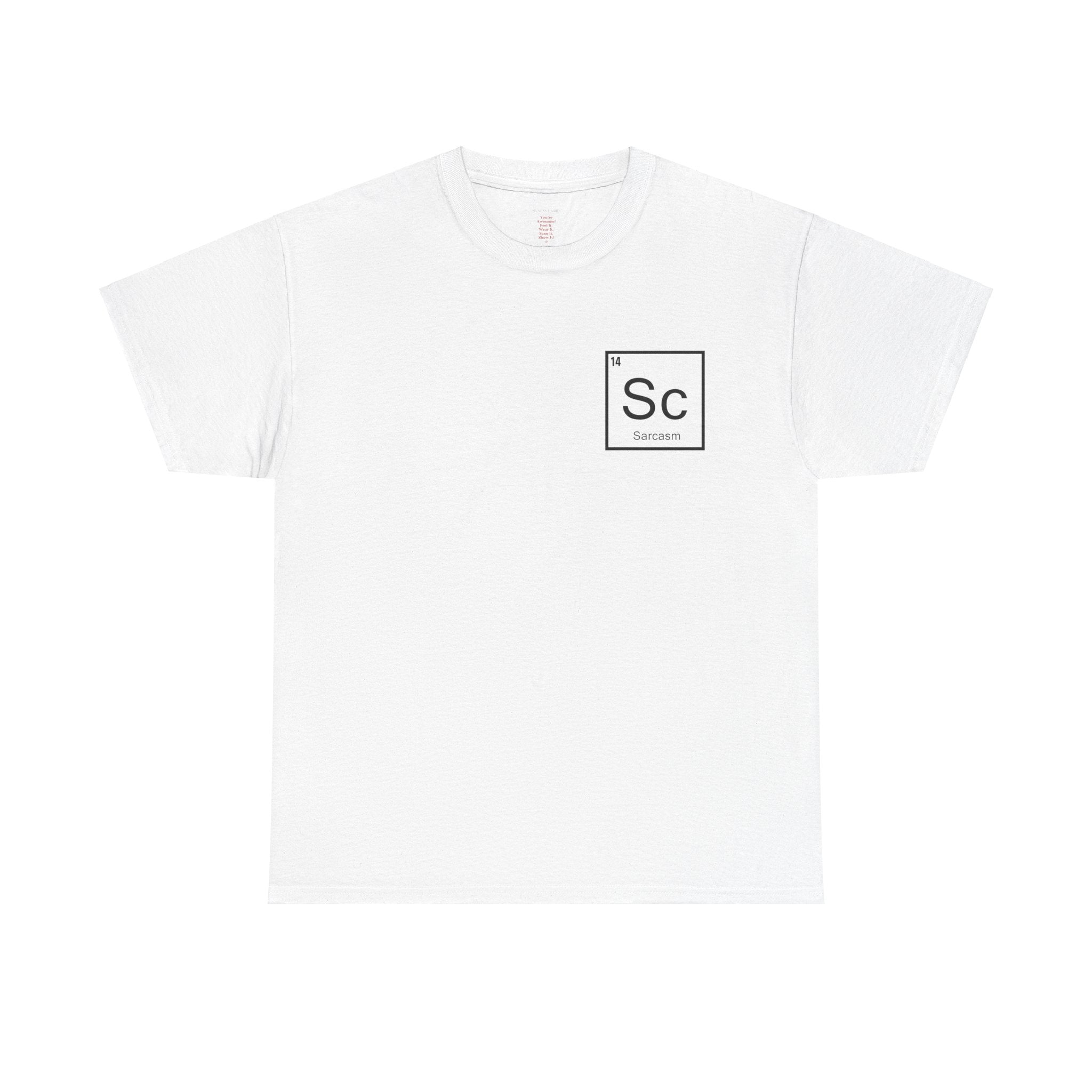 Sarcasm Element T-Shirt - White