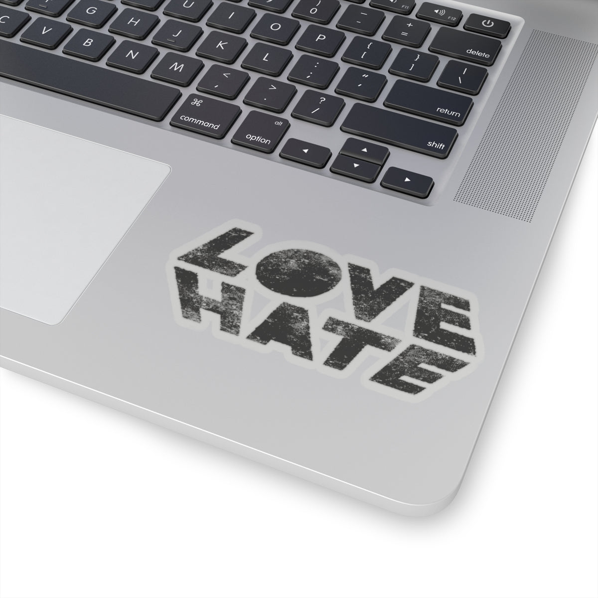 Love Hate Kiss-Cut Stickers for Personalization and Gifts