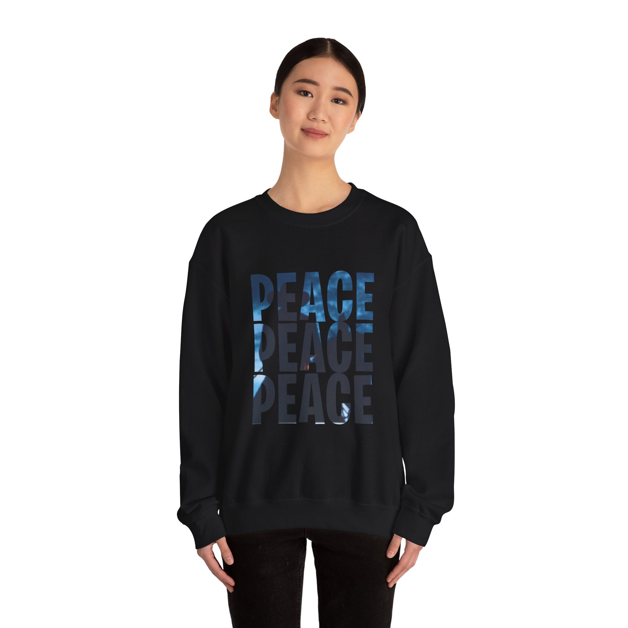 Peaceful Vibes Unisex Crewneck Sweatshirt