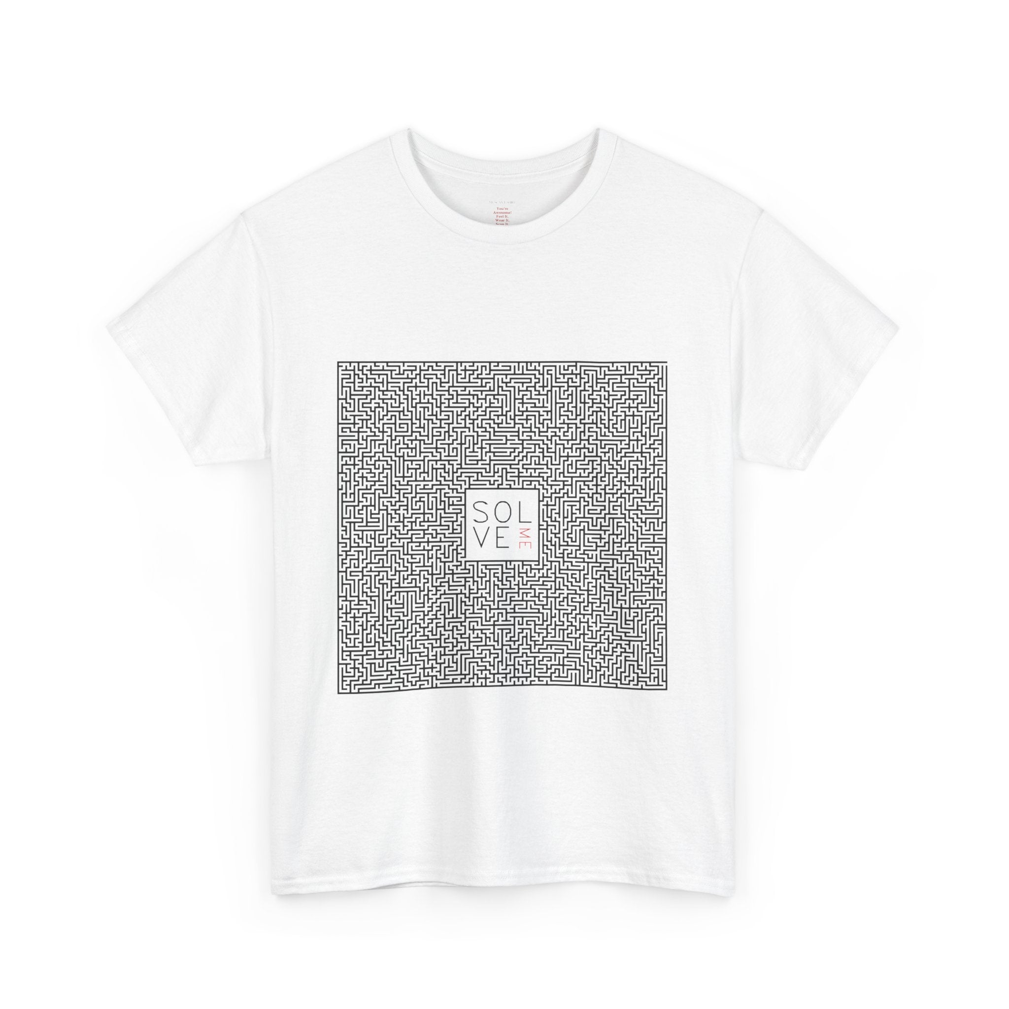 Solve Me' Maze T-Shirt - White