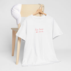 Casual Statement Tee - "Too Busy to Care" | Gift for Friends, Relaxed Wear, Everyday Outfit, Motivational Apparel, Unisex Top