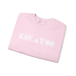 CREATOR Unisex Heavy Blend™ Crewneck Sweatshirt in Soft Pink - Cozy Fashion for Creatives