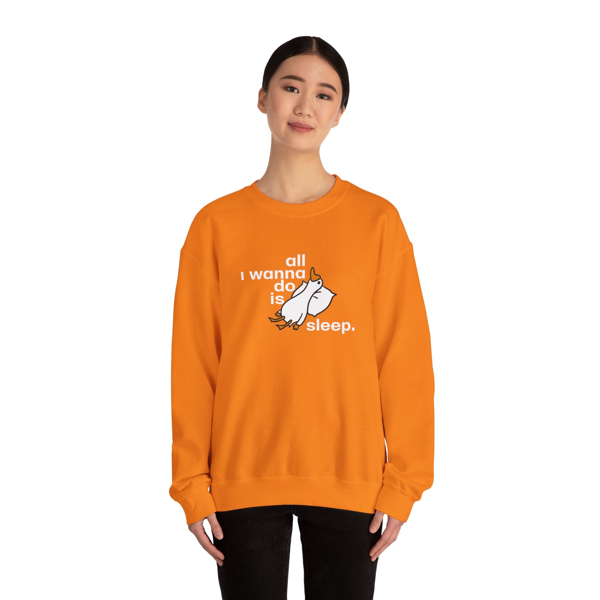 All I Wanna Do Is Sleep Unisex Heavy Blend Crewneck Sweatshirt