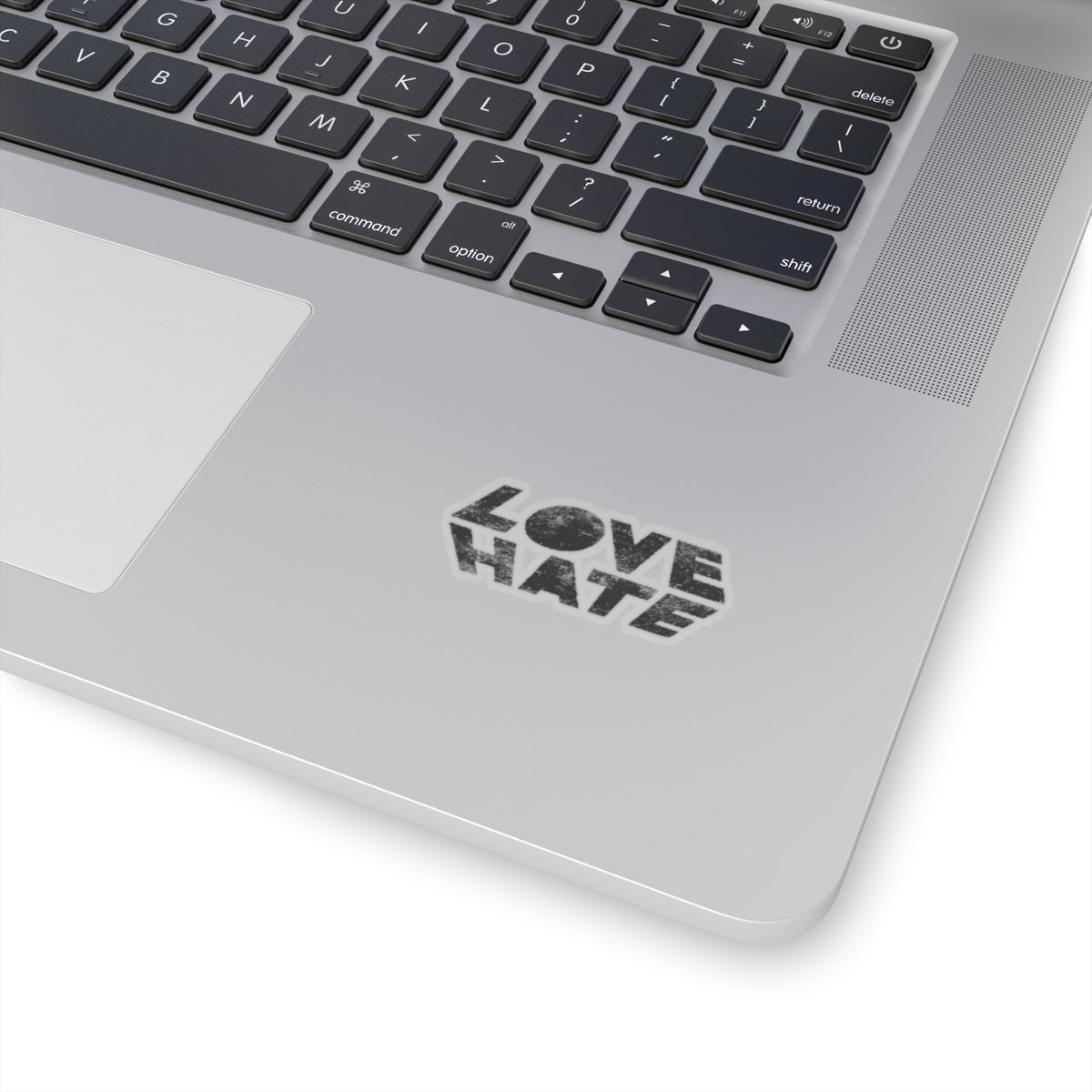 Love Hate Kiss-Cut Stickers for Personalization and Gifts