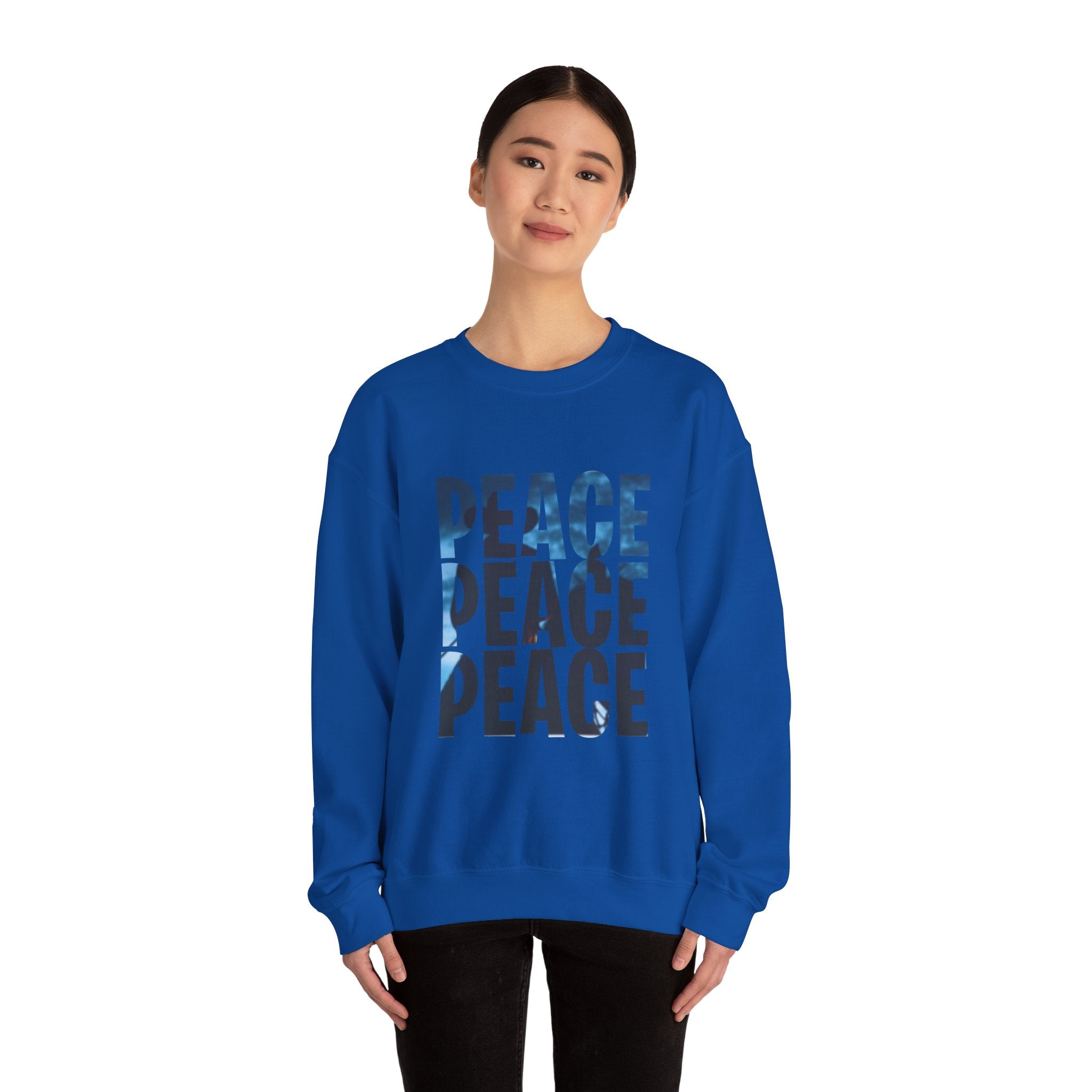 Peaceful Vibes Unisex Crewneck Sweatshirt