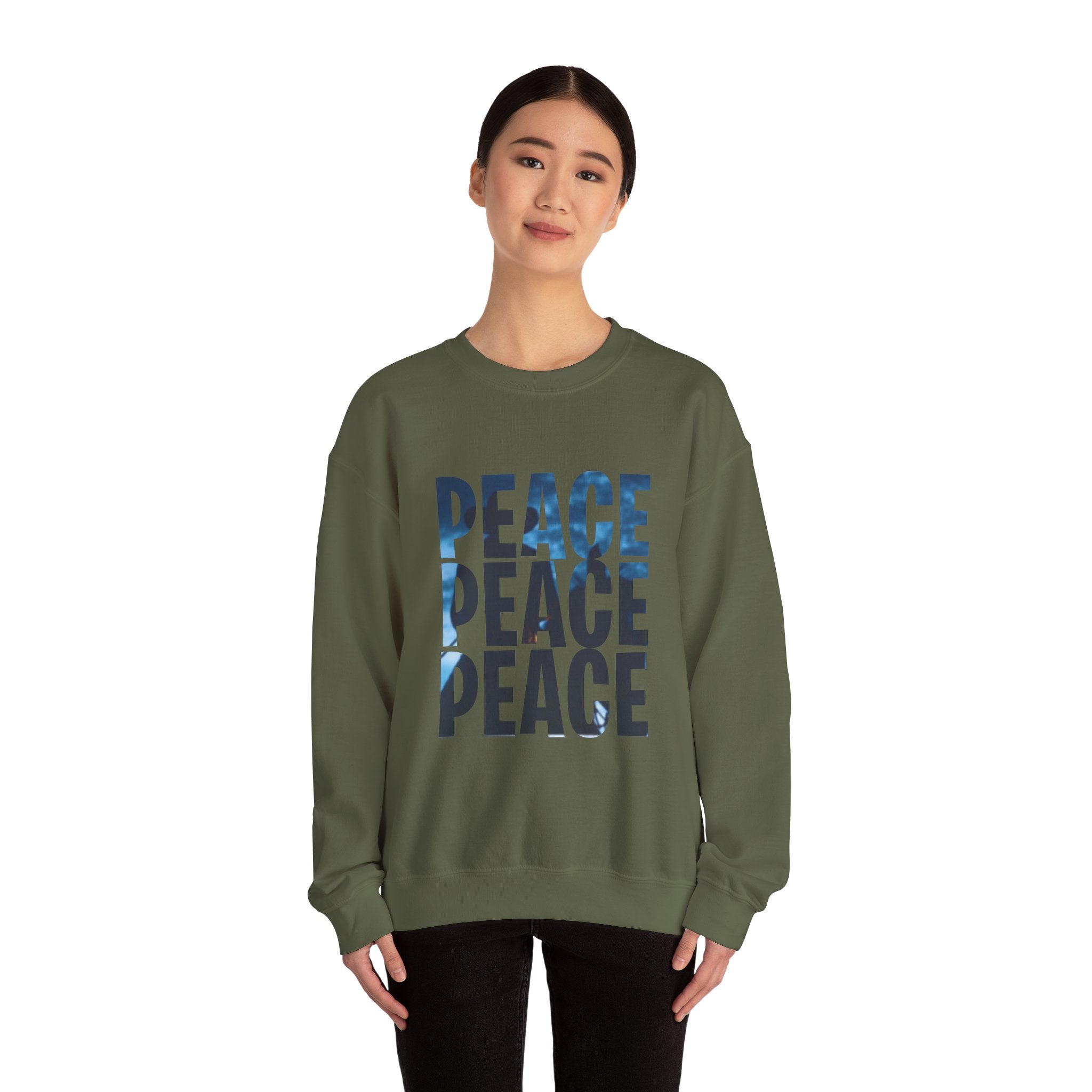 Peaceful Vibes Unisex Crewneck Sweatshirt