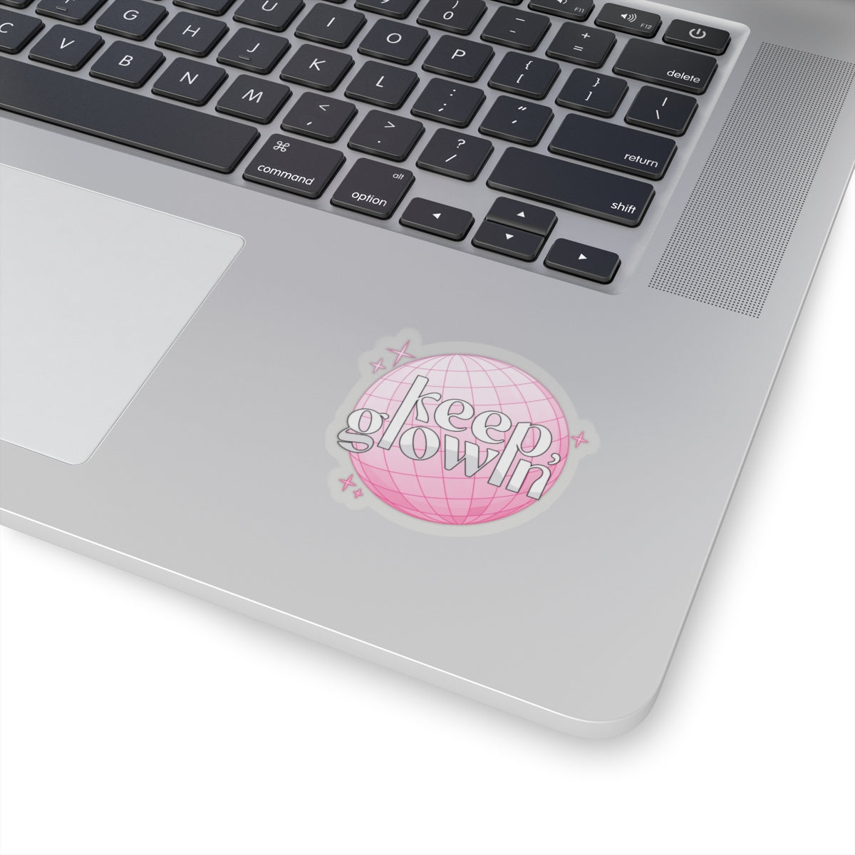 Keep Glowin' Kiss-Cut Stickers | Motivational Aesthetic Decals for Laptops & Journals