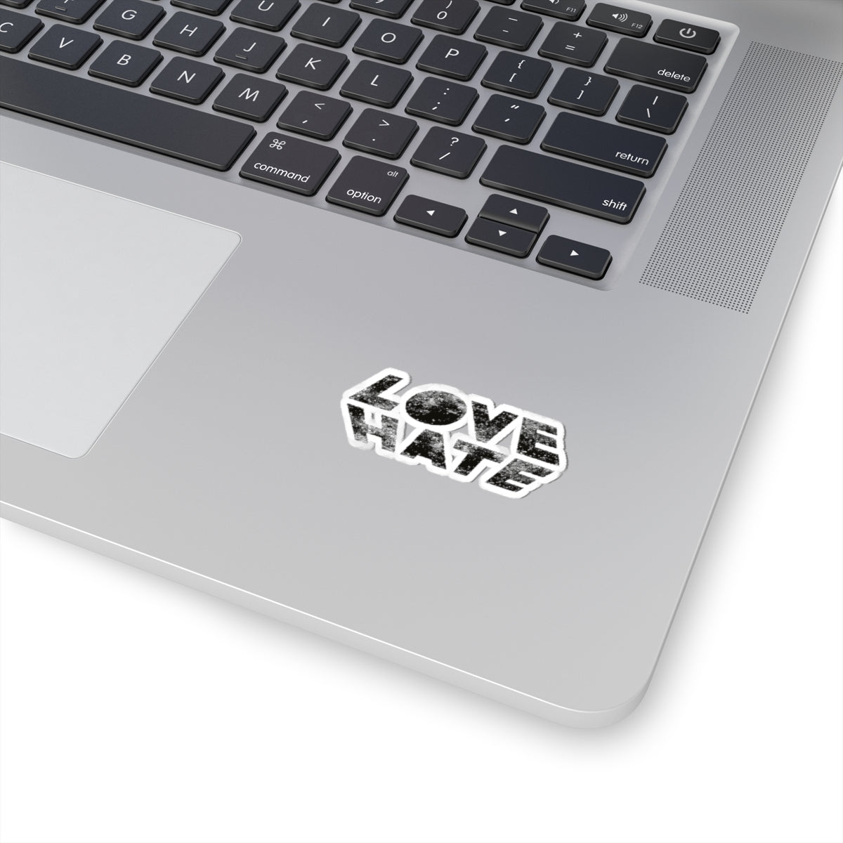 Love Hate Kiss-Cut Stickers for Personalization and Gifts